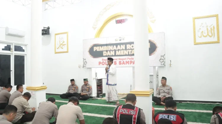 Polres Sampang Gelar Pembinaan Mental Rohani