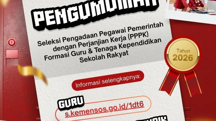Seleksi Guru dan Tenaga Pendidik Sekolah Rakyat Resmi Dibuka