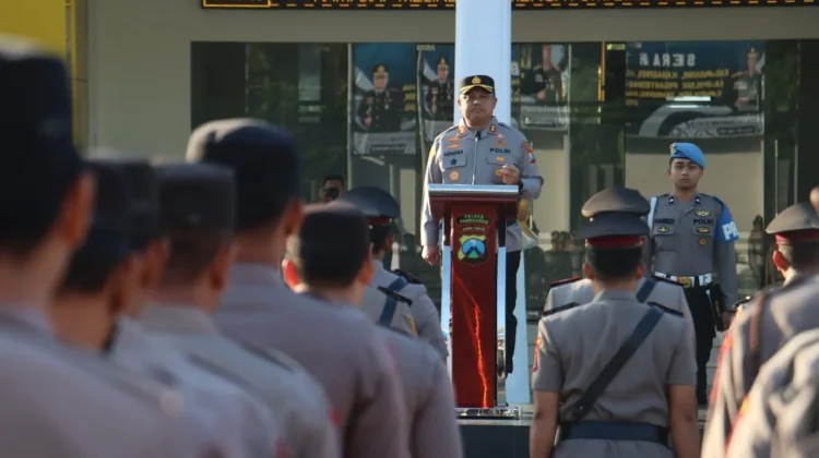 Sertijab, Kapolres Pamekasan Minta Pejabat Baru Adaptasi