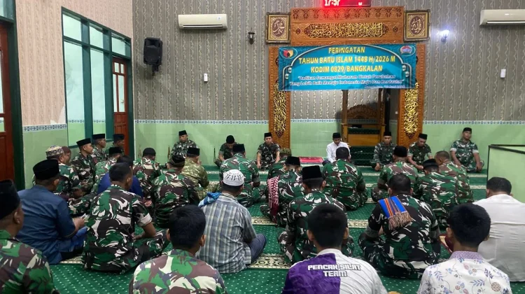 Sambut Tahun Baru Islam Kodim Bangkalan Gelar Doa Bersama
