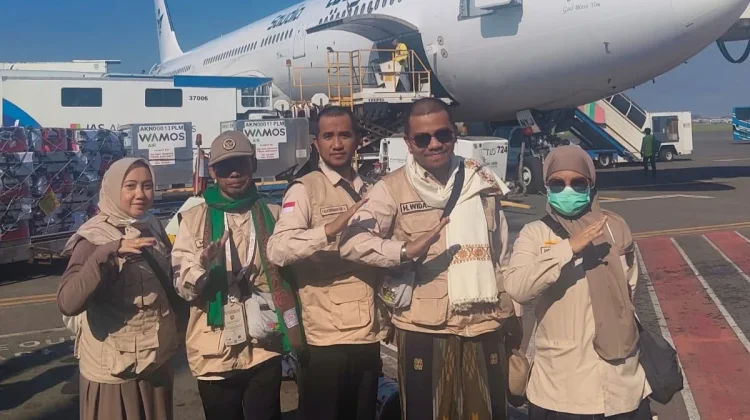 Kloter SUB 67 Asal Sampang Tiba dengan Selamat di Bandara Juanda