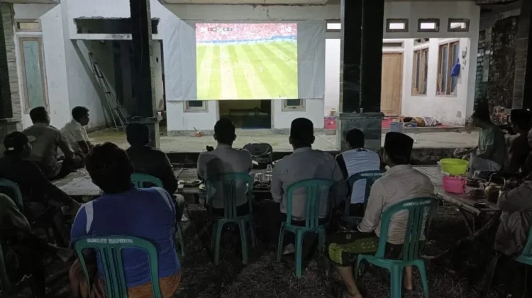 Nobar Piala Dunia 2026 di Polres Sampang