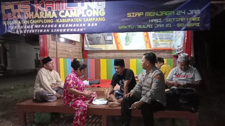 Polsek Camplong Intensifkan Patroli 3C Malam Hari