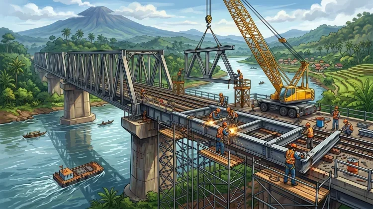 Harapan pada Pembangunan Jembatan Desa Karang Penang Oloh Sampang
