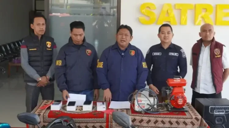 Polres Pamekasan Ungkap 7 Kasus Pencurian dan Tangkap 8 Pelaku