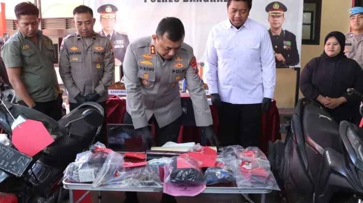Periode Mei–Juni, Polres Bangkalan Ungkap 16 Kasus Kriminal