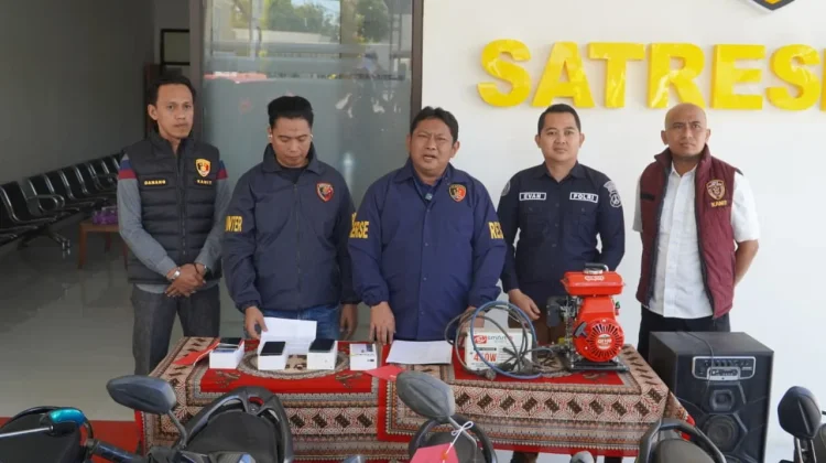 Polres Pamekasan Tangkap 8 Tersangka Kasus Pencurian Selama Sepekan