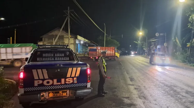 Polres Sampang Pastikan Jalur Blackspot Kondusif