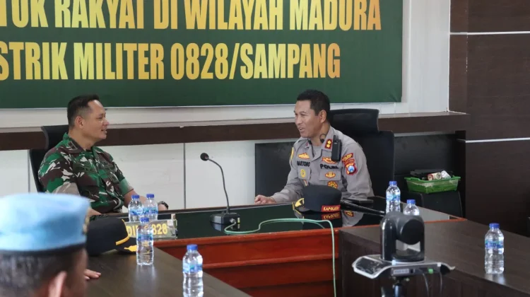 Polres Sampang dan Kodim Perkuat Sinergi Jaga Stabilitas Daerah