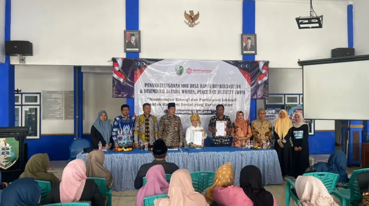 Desa Dharma Camplong Teken MoU Desa Damai Berkelanjutan