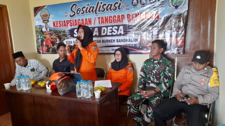 Babinsa Burneh Bangkalan Ajak Warga Siaga Hadapi Bencana
