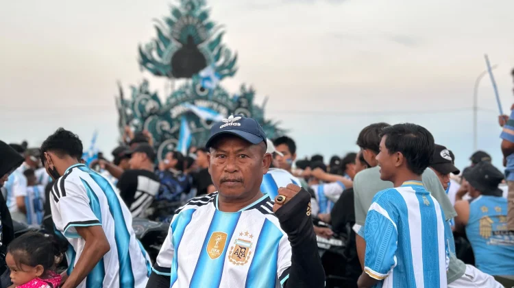 Ratusan Pendukung Argentina di Sampang - Pamekasan Gelar Konvoi dan Daol Meriah