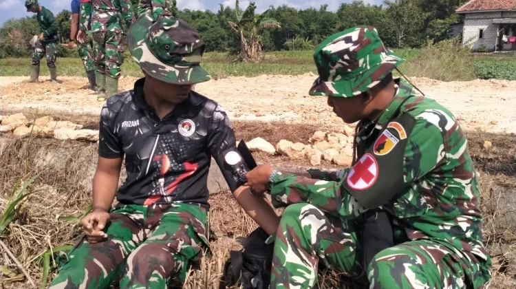 Tim Kesehatan TMMD 129 Sampang Pastikan Satgas Tetap Sehat
