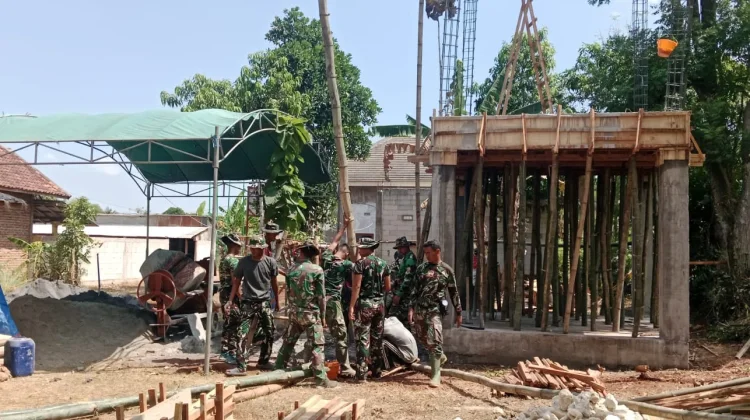 Pembangunan Sumur Bor TMMD 129 Panyepen Sampang Terus Berlanjut