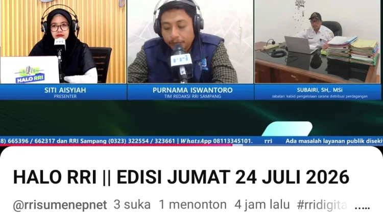 Halo RRI: Warga Sampang Keluhkan Kesemrawutan Pasar Srimangunan