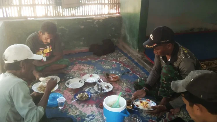 Makan Siang Bersama Warnai Program TMMD Sampang
