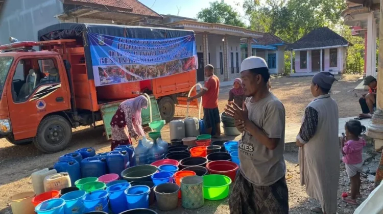 Anggaran Droping Air BPBD Sampang Hanya Rp75 Juta, Tak Mampu Penuhi Kebutuhan Warga