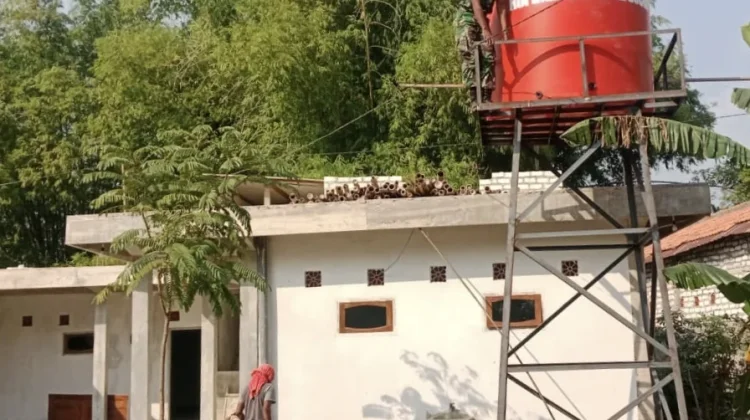Tandon Air Ponpes Sabilus Sholihin Rampung 90 Persen Berkat Gotong Royong