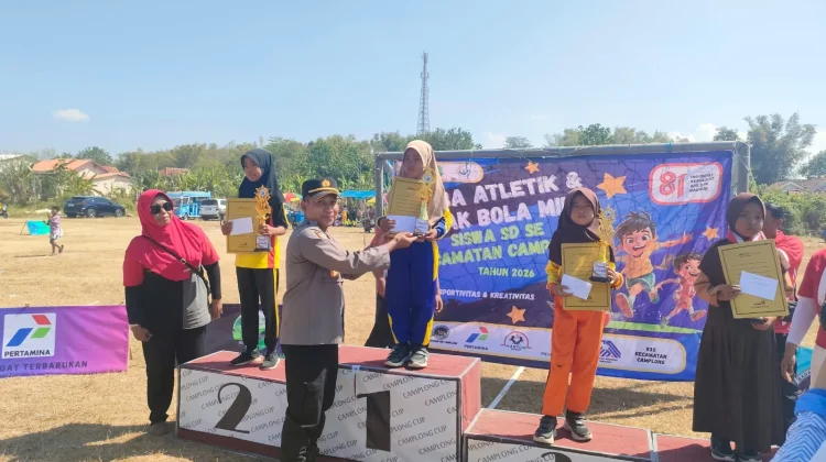 Kapolsek Bersama Forpimcam Camplong Tutup Lomba Atletik
