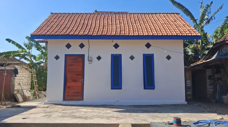 Rumah Bu Mahmudah selesai Direhab, Harapan Baru Pun Tumbuh