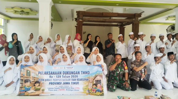 Program TMMD Sampang Seimbangkan Pembangunan Fisik dengan Literasi