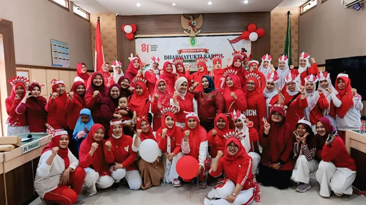 Semarak Merah Putih, Dharmayukti Karini Cabang Pamekasan Gelar Lomba