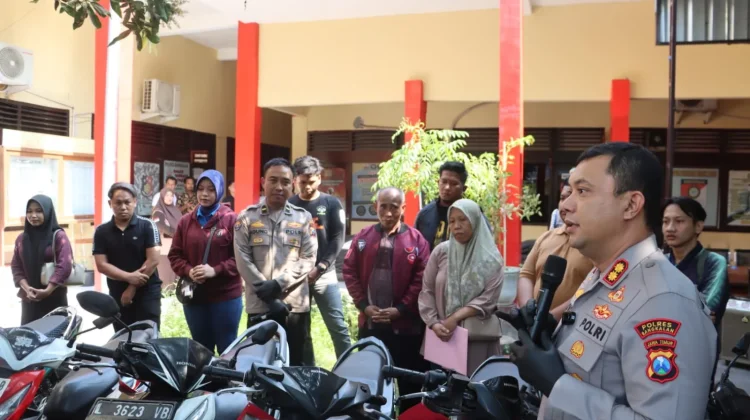 Ungkap Kasus Pencurian, Polres Bangkalan Izinkan Pinjam Pakai Barang Bukti