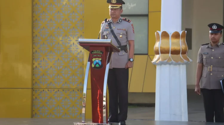 Wakapolres Pamekasan Pimpin Upacara Hari Juang Polri 2026