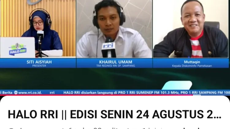Hallo RRI: Diskominfo Pamekasan Perbaiki Kendala Jaringan WiFi Taman Arek Lancor