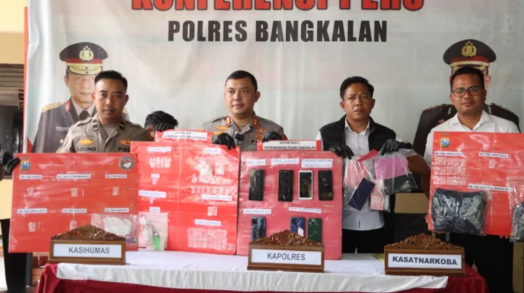 Operasi Tumpas Semeru, Polres Bangkalan Ungkap 20 Kasus Narkoba