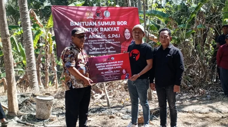 Anggota DPR Bantu Pengeboran Sumur di Daerah Kekeringan Pamekasan