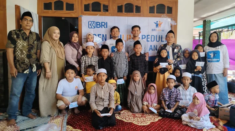 Santunan Rutin Agen BRILink Hadirkan Berkah untuk Anak Yatim