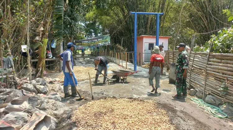 Pengecoran Jembatan Nyormanis Dikebut demi Akses Warga