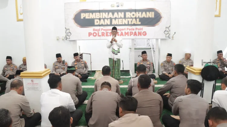 Polres Sampang Perkuat Mental Personel lewat Binrohtal