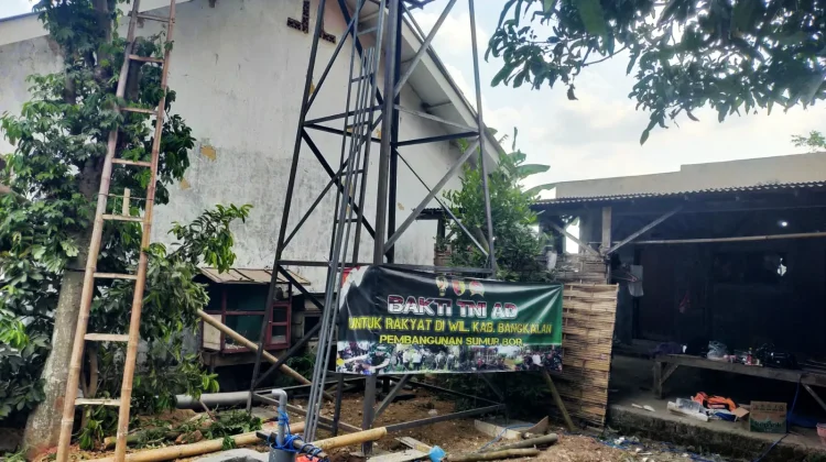 Bakti TNI AD Hadirkan 11 Sumur Bor Air Bersih di Bangkalan