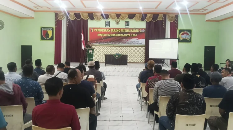 Tingkatkan Deteksi Dini, Kodim Bangkalan Perkuat Jaring Mitra Karib