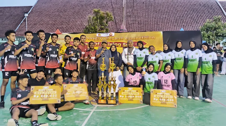 SMKN 1 Sumenep Borong Piala Smansa Cup 2026, Mantapkan Posisi Tim Voli Madura