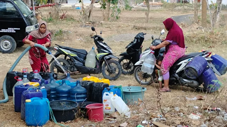Sebanyak 57 Desa di Bangkalan Terdampak Kekeringan, Dropping Air Berlanjut