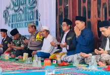 Santri Ponpes Lirboyo Laksanakan Safari Ramadan di Bangkalan