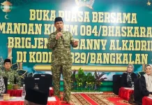 Danrem 084/Bhaskara Jaya Buka Puasa Bersama dan Santuni Anak Yatim di Bangkalan