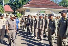 Satpol PP Bangkalan Apel Gelar Pasukan, Siap Amankan Idul Fitri