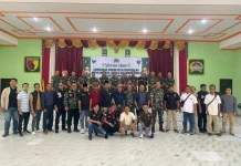 Silaturahmi Kodim Bangkalan Perkuat Sinergi LSM dan Media