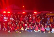 Ratusan Sopir dan Relawan Ambulans Buka Puasa Bersama di Pamekasan