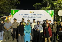Kapolres Sampang Sambut Pemudik Gratis Program NU