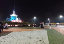 Malam Takbiran, Tugu Keris Sumenep Dipadati Warga