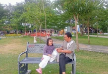 Menikmati Libur Lebaran di Alun-alun Trunojoyo Sampang
