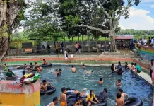 Libur Lebaran, Wisata Pemandian Sumber Penang Pamekasan Diserbu Pengunjung
