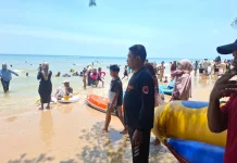 Pengamanan Pantai Lon Malang Diperketat Selama Libur Lebaran