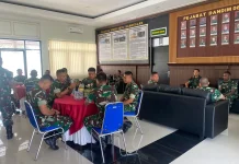 Kehangatan Silaturahmi Idulfitri Yonif TP 837/KT dan Kodim Bangkalan