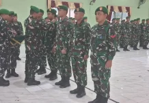 Kenaikan Pangkat, Momentum Pengabdian Prajurit TNI Kodim Bangkalan